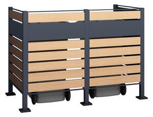 Obudowa na 2 kosze na śmieci 120l lub 240l Breda CoverTech