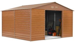 Domek narzędziowy metalowy Lahti 3,4 x 3,2 m Store Boss woodlike