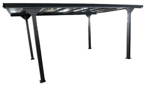 Aluminiowa wiata garażowa Lombardia 3x5 Garden Point