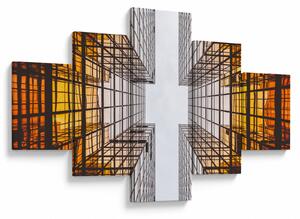 Obraz drapaczy chmur (125x70 cm)