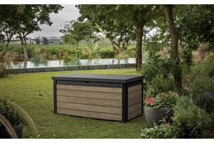 Skrzynia ogrodowa KETER Signature Deco 570L Beżowo-szary