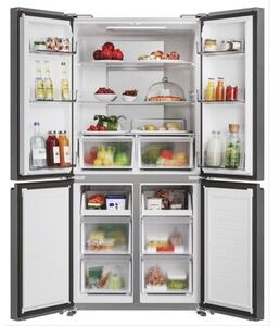 Lodówka CANDY CFQQ5T817EPS 4D Side by side No Frost 181.5cm Srebrna