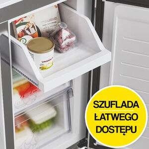 Lodówka CANDY CFQQ5T817EPS 4D Side by side No Frost 181.5cm Srebrna