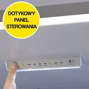 Lodówka HISENSE RB440N4GBE No frost 200.4cm Czarna (szkło) Licowane drzwi Szuflada z niższą temperaturą