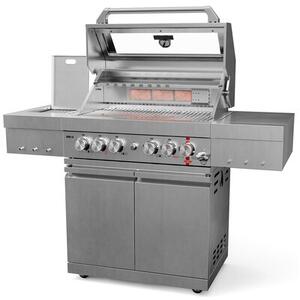 Grill ogrodowy gazowy KOLER Krone S3 Silver 21.6 kW 74 x 47 cm