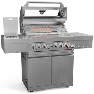 Grill ogrodowy gazowy KOLER Krone S3 Silver 21.6 kW 74 x 47 cm