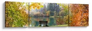 Obraz stawu (170x50 cm)