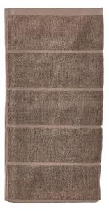 Jasnobrązowy bawełniany ręcznik kąpielowy frotte 70x140 cm Sauna – Zone