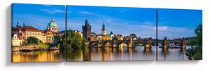 Obraz Mostu Karola (170x50 cm)