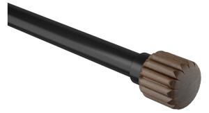 Stalowy regulowany karnisz w kolorze matowej czerni 107 - 305 cm Evie – Umbra