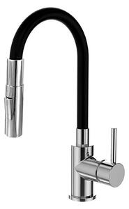 ALVEUS ALVEUS KI112111 - Bateria kuchenna z elastycznym uchwytem BEA 47 cm chrom/czarny AV0113