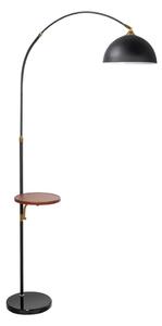 Venti Lampa podłogowa ze stolikiem 1xE27/60W/230V czarny VE0562