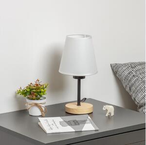 Brilagi Brilagi - Lampa stołowa NUBILA WOOD 1xE27/25W/230V dąb/biały BG1567F