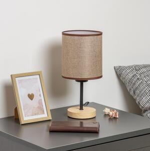 Brilagi Brilagi - Lampa stołowa NUBILA WOOD 1xE27/25W/230V dąb/brązowy BG1567P