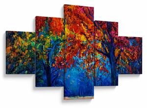 Obraz malowania natury (125x70 cm)