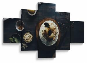 Obraz deseru na stole (125x70 cm)