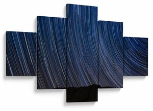 Obraz nocnych gwiazd i nieba (125x70 cm)