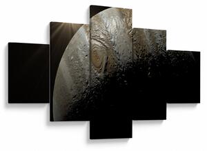 Obraz planety w kosmosie (125x70 cm)