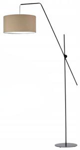 Lampa stojąca podłogowa przegubowa regulowana z abażurem walec MODERN