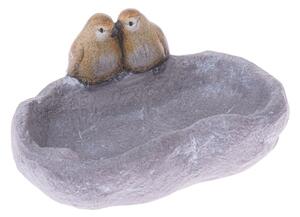 Poidełko ceramiczne dla ptaków Bird's love, 20,2 x 10,3 x 15,7 cm