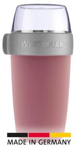 Westmark Dwuczęściowy pojemnik na żywność, 700 ml, różowy