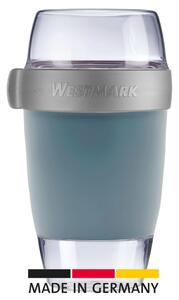 Westmark Trzyczęściowy pojemnik na żywność, 1150 ml, niebieski