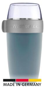 Westmark Dwuczęściowy pojemnik na żywność, 700 ml, niebieski