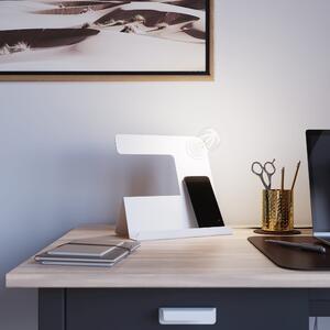 Lampa biurkowa INCLINE biała Sollux Lighting