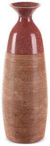 Wazon EUROFIRANY Elda 04 402752 18 x 51 cm Czerwony