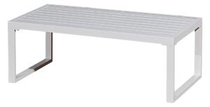 Biały stolik na taras z aluminium