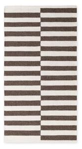 Biały/brązowy wełniany dywan dwustronny/tkany ręcznie 80x150 cm Vika – Hanse Home