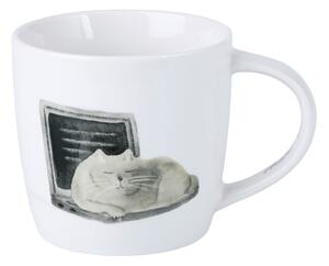 Biały porcelanowy kubek 400 ml Computer Cat – Maxwell & Williams