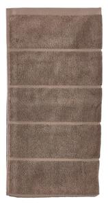 Jasnobrązowy bawełniany ręcznik frotte 50x100 cm Sauna – Zone