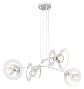 Biała regulowana lampa wisząca - D156 R3-S18