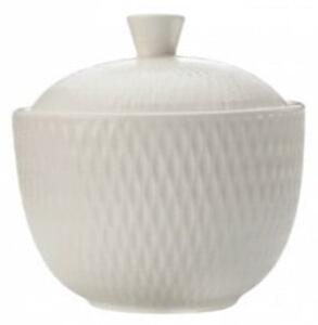 Biała porcelanowa cukierniczka Maxwell & Williams Diamonds, 230 ml