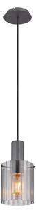 Globo Globo 15904HS - Żyrandol na lince TULIVAR 1xE27/40W/230V śr. 18 cm szary GL7816