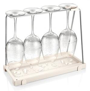 Tescoma Uchwyt na kieliszki do wina z ociekaczemFlexiSPACE, 33 x 14,8 cm