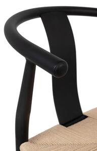 Krzesło Wishbone Metal Naturalne
