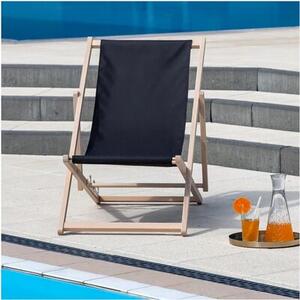 Leżak PATIO Gozo Classic 409573 Czarny