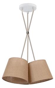 Duolla Duolla - Żyrandol na lince ROSSA 3xE27/15W/230V śr. 45 cm brązowy DU83161