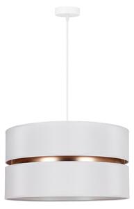 Duolla Duolla - Żyrandol na lince DUO 1xE27/15W/230V śr. 40 cm biały/złoty DU600262