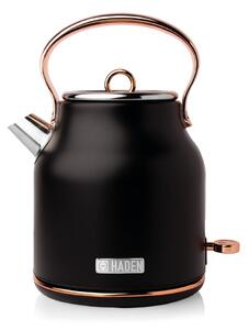 Czarny czajnik elektryczny 1,7 l Heritage – Haden