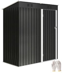 Szopa na narzdzia Outsunny z metalu, 1,37 m², zamykana, z wentylacj
