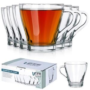 Szklanki do kawy i herbaty 250 ml 6 szt