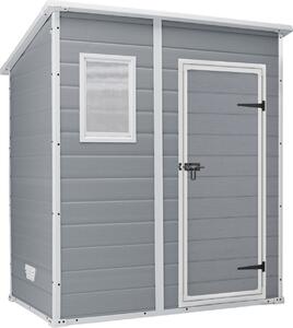 Szopa na narzdzia Keter Manor Pent szer. 183,5 x g. 111 x wys. 200 cm, kolor szary