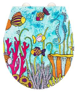 Deska sedesowa wolnoopadająca 37 x 44,5 cm Rollin'Art Ocean Life – Wenko