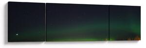 Obraz zorzy polarnej (170x50 cm)