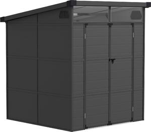 Plastikowa szopa Outsunny 3.24m² 190x191x215cm szopa narzdziowa z dachem jednospadowym