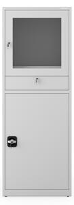 Szafa komputerowa STEVE, 640 x 1750 x 630 mm, szara