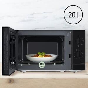 Kuchenka mikrofalowa PANASONIC NN-SM22QBEPG 800 W średnica 25.5 cm pojemność 20L Czarny